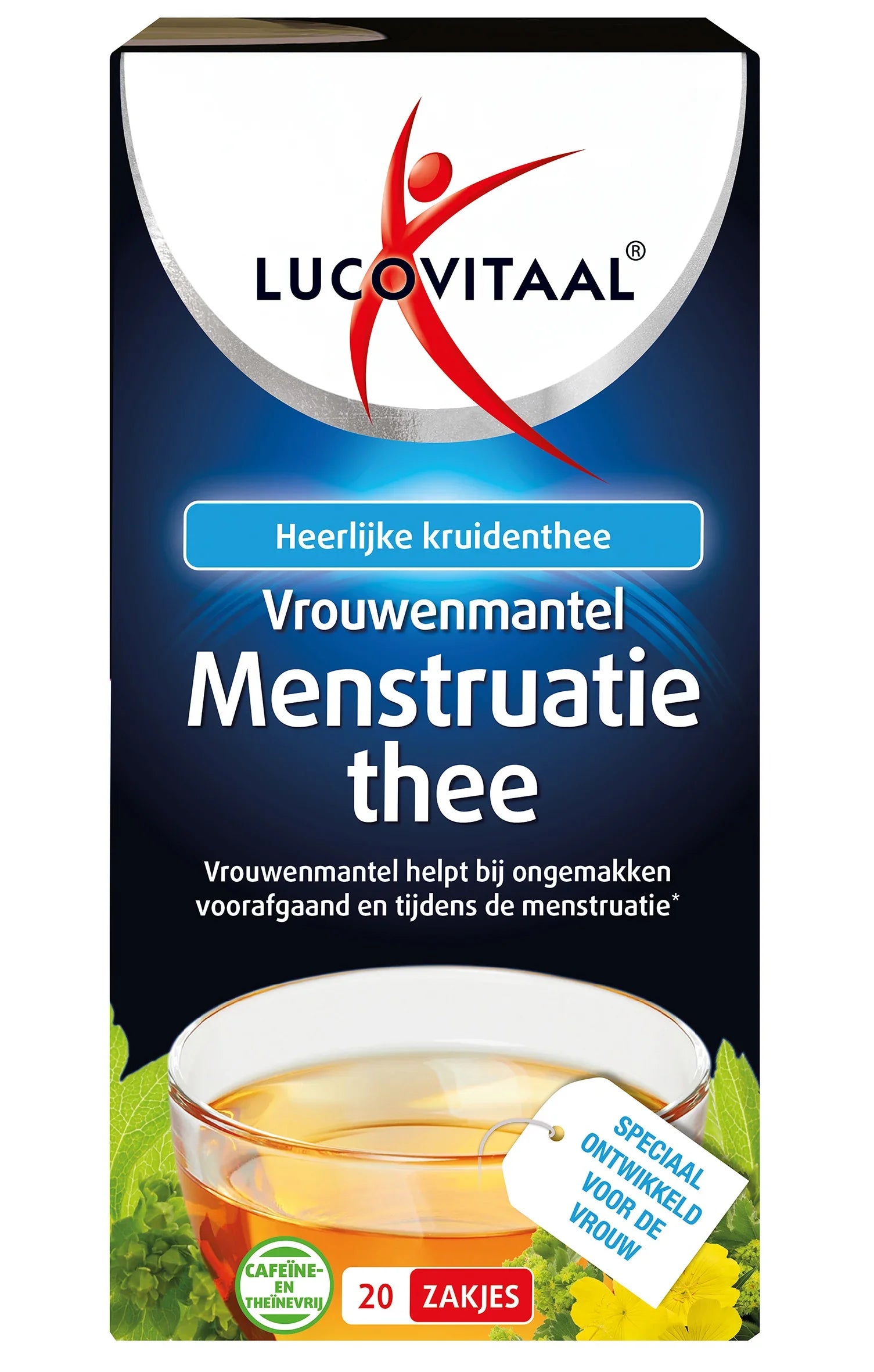 Lucovitaal Menstruatie vrouwenmantel thee 20 Zakjes