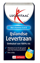 Lucovitaal Levertraan IJslands 60.00 Capsules