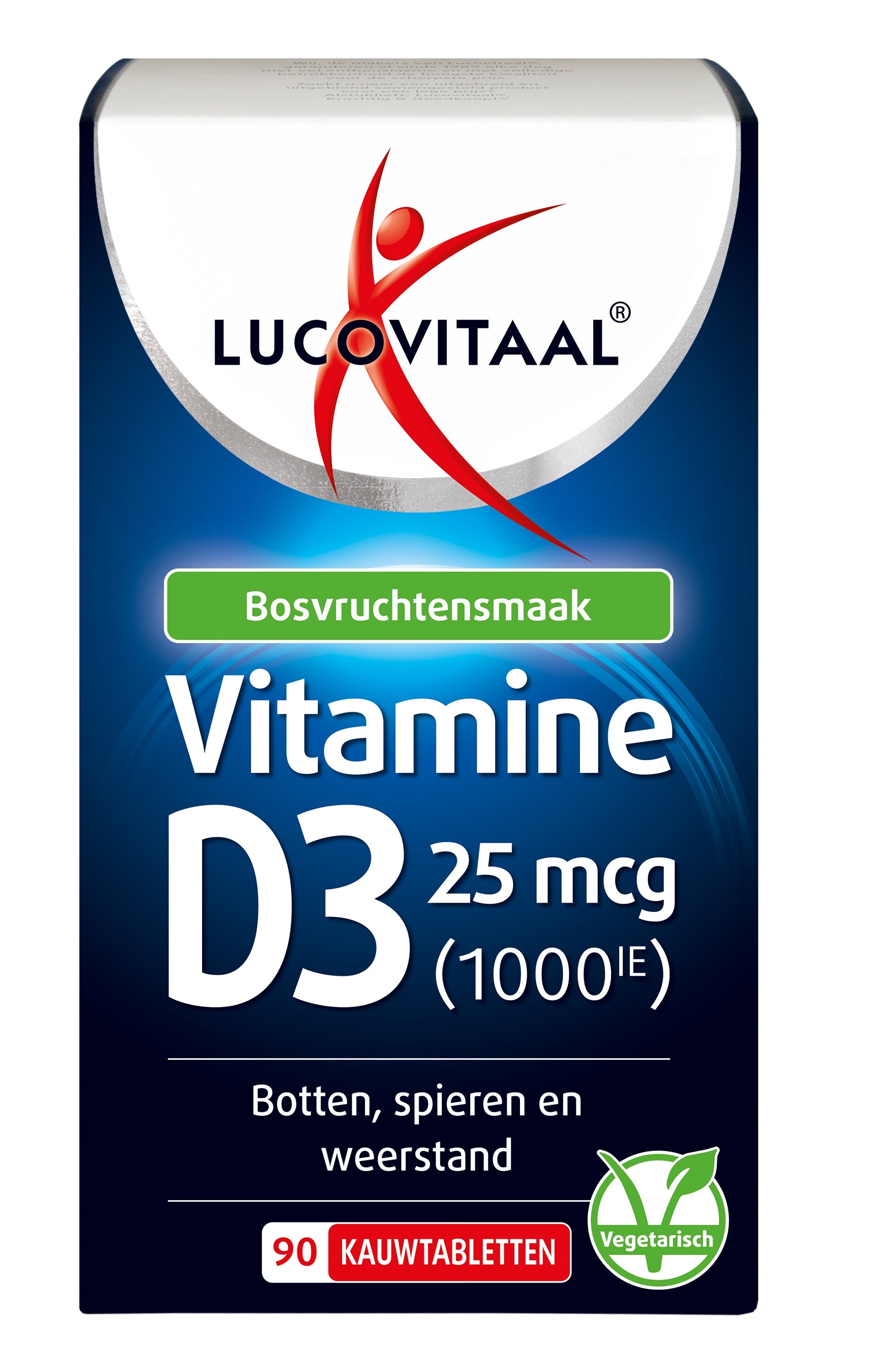 Lucovitaal Vitamine D3 25mcg 90.00 Kauwtabletten