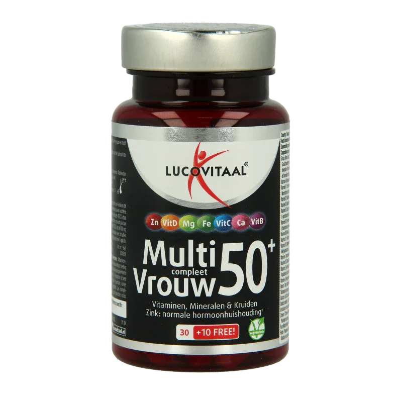 Lucovitaal Multi compleet vrouw 50+ 40 Tabletten