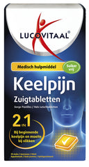Lucovitaal Keelpijn 2 in 1 10.00 Zuigtabletten