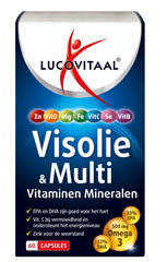 Lucovitaal Visolie & multi vitaminen mineralen 60 Capsules