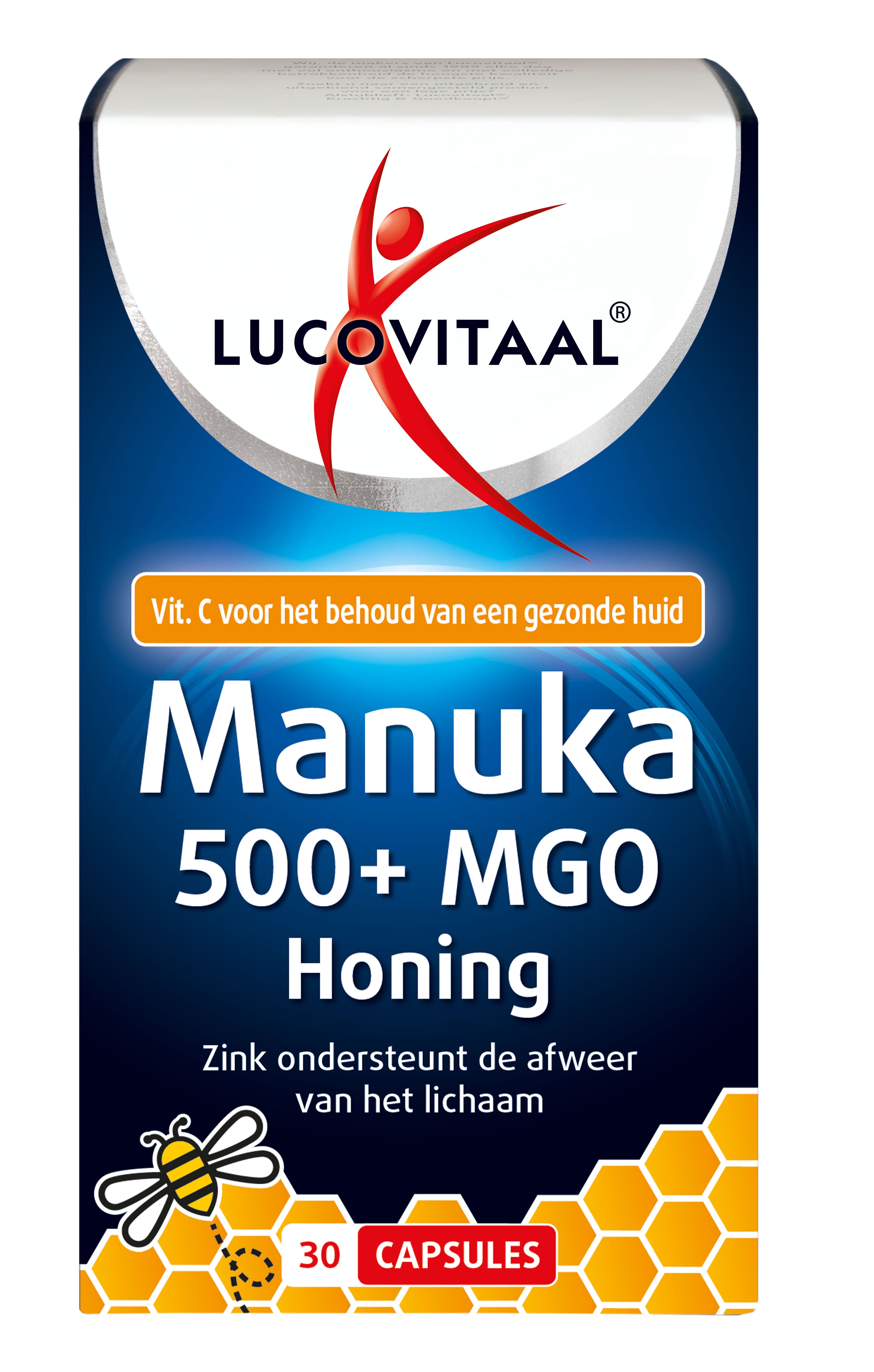 Lucovitaal Manuka honing zink capsules 30 Capsules