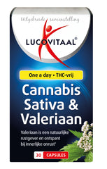 Lucovitaal Cannabis sativa & valeriaan 30 Capsules