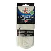 Lucovitaal Koper compressie steunsok maat 42-47 wit 6 Paar