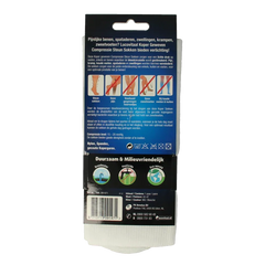 Lucovitaal Koper compressie steunsok maat 42-47 wit 6 Paar