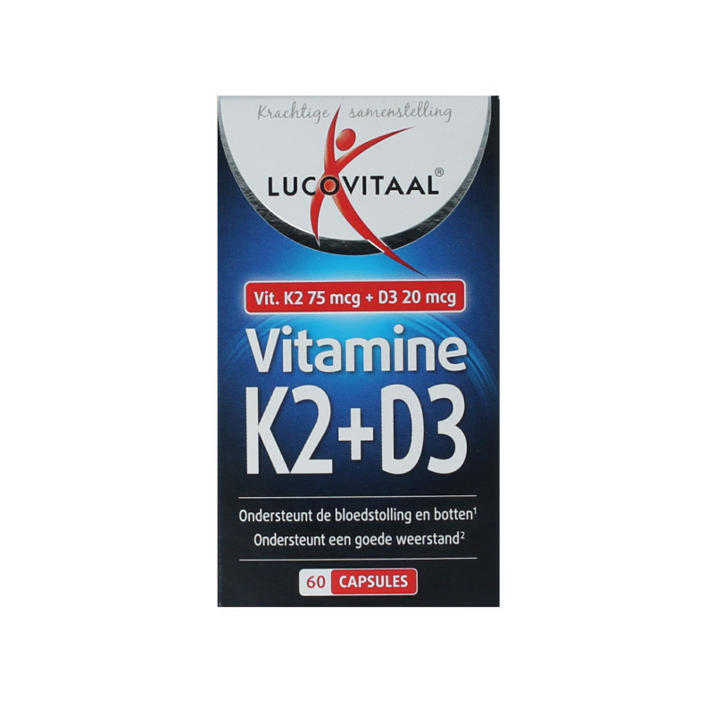 Lucovitaal Vitamine K2 + D3 60.00 Capsules