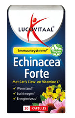 Lucovitaal Echinacea forte & cat's claw & vitamine C 30 Capsules