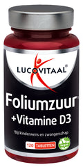 Lucovitaal Foliumzuur + vitamine D3 tabletten 120 Tabletten