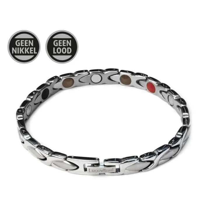 Lucovitaal Armband magneet zilver 1 Stuks