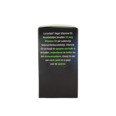 Lucovitaal Vitamine D3 10mcg (400IE) vegan 60 Kauwtabletten