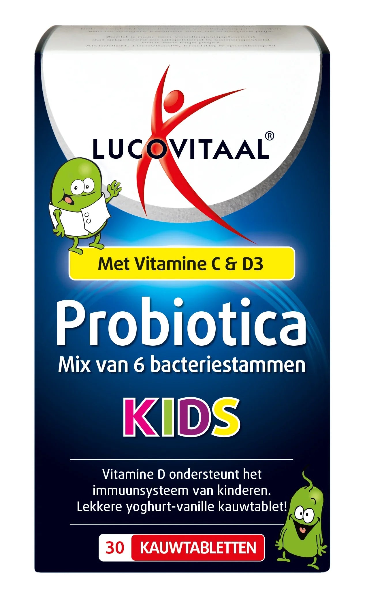 Lucovitaal Probiotica kids 30 Kauwtabletten