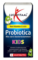 Lucovitaal Probiotica kids 30 Kauwtabletten