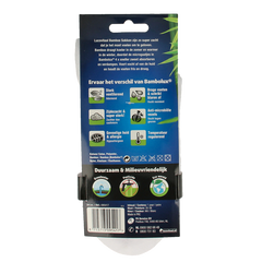 Lucovitaal Sportsok bamboe wit 35-38 1 Paar