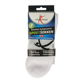 Lucovitaal Sportsok bamboe wit 39-42 1 Paar