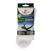 Lucovitaal Sportsok bamboe wit 39-42 1 Paar