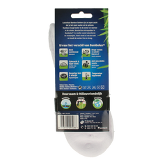 Lucovitaal Sportsok bamboe wit 39-42 1 Paar