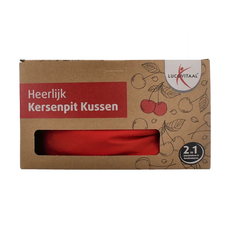 Lucovitaal Kersenpit kussen vierkant 1 Stuks