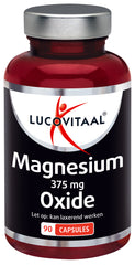 Lucovitaal Magnesium oxide 375mg 90 Capsules