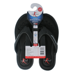 Lucovitaal Orthopedische slipper 37-38 zwart 1.00 Paar