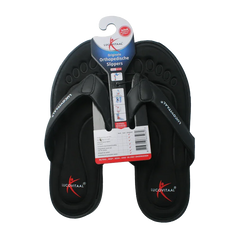 Lucovitaal Orthopedische slipper 43-44 zwart 1 Paar