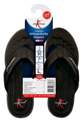 Lucovitaal Orthopedische slipper 45-46 zwart 1.00 Paar