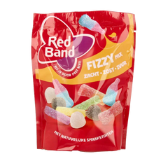 Red Band Snoepmix Fizzy 205 Gram