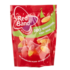 Red Band Winegums duo zoet zuur 205 Gram