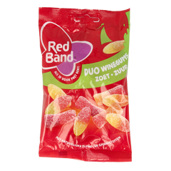 Red Band Winegums duo zoet zuur 120.00 Gram