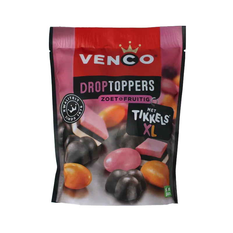 Venco Droptoppers fruitig 225 Gram