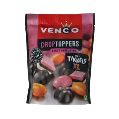 Venco Droptoppers fruitig 225 Gram