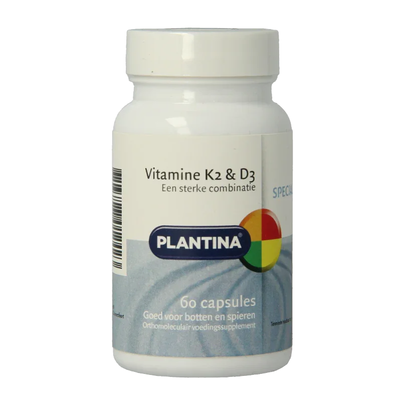 Plantina Vitamine K2 en D3 60 Capsules