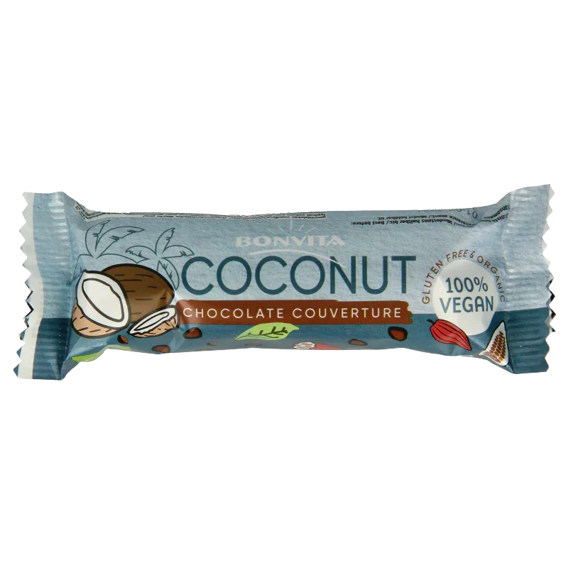 Bonvita Bonbarr choco cocosbar melk bio 40 Gram