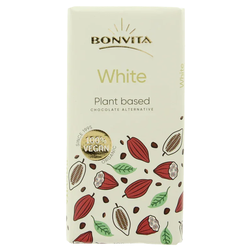 Bonvita Rijstmelk chocolade wit bio 100 Gram