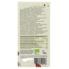 Bonvita Rijstmelk chocolade wit bio 100.00 Gram
