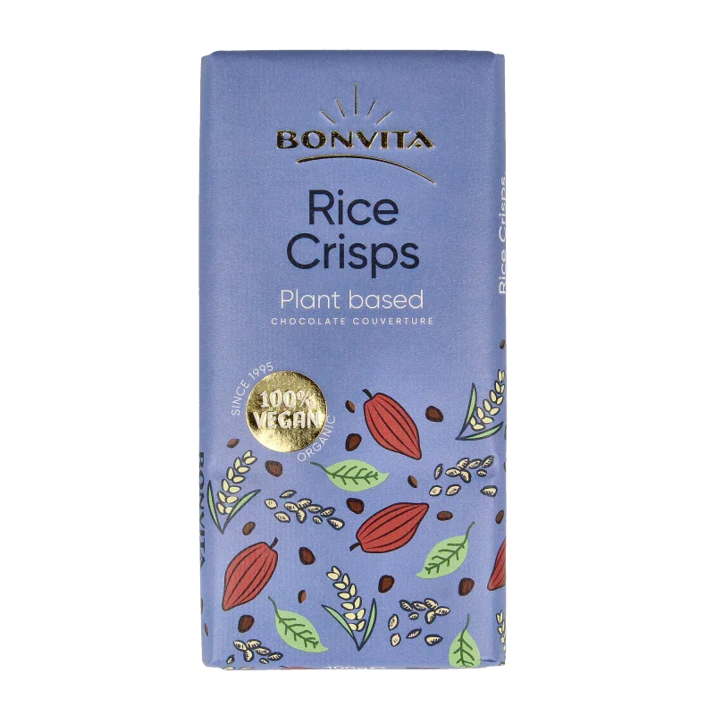 Bonvita Rijstmelk chocolade rice crispy bio 100 Gram