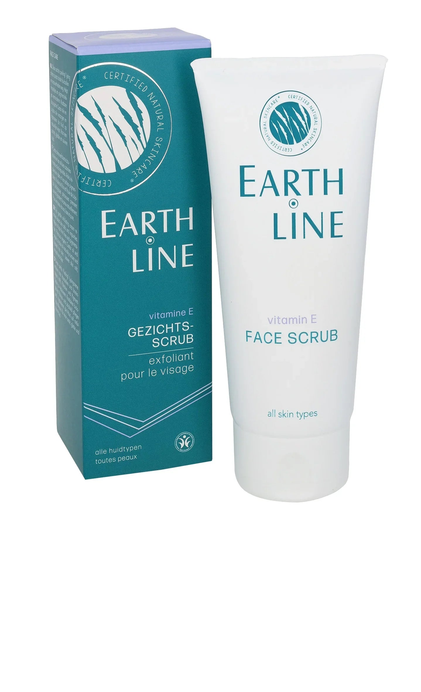 Earth Line Vitamine E gezichtsscrub 100.00 Milliliter