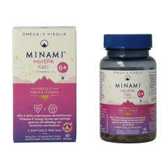 Minami MorEPA kids + vitamine D3 60 Softgels