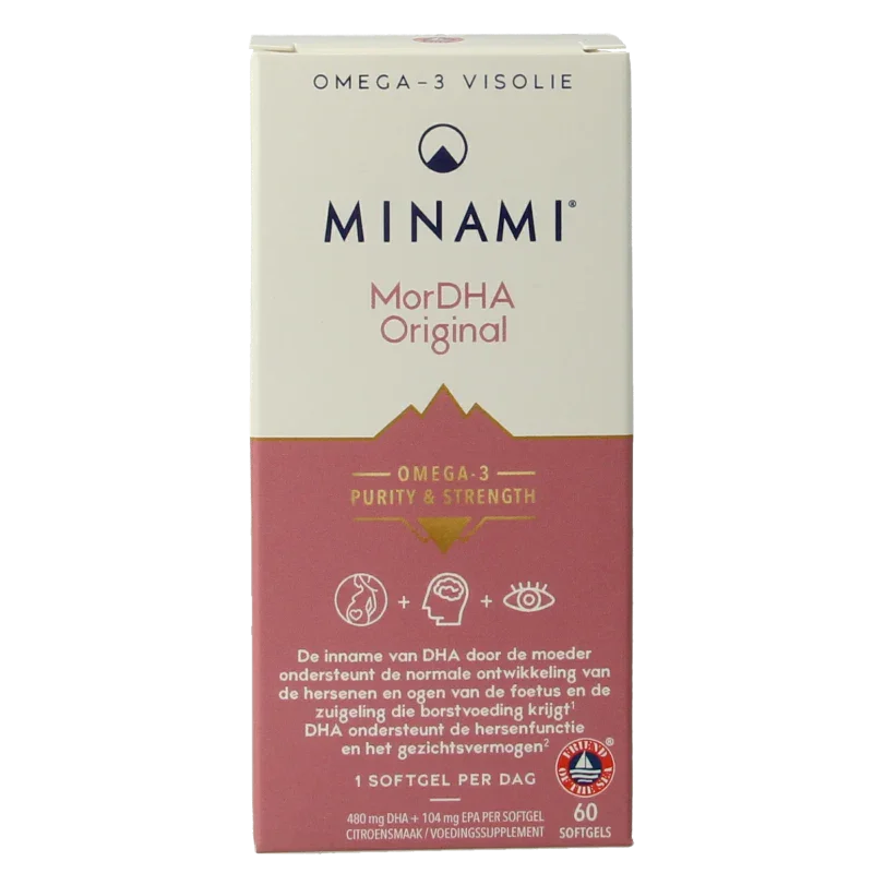 Minami MorDHA original citroensmaak 60 Softgels