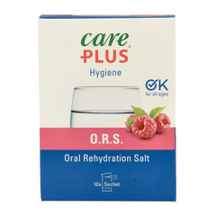 Care Plus ORS framboos 10.00 Stuks