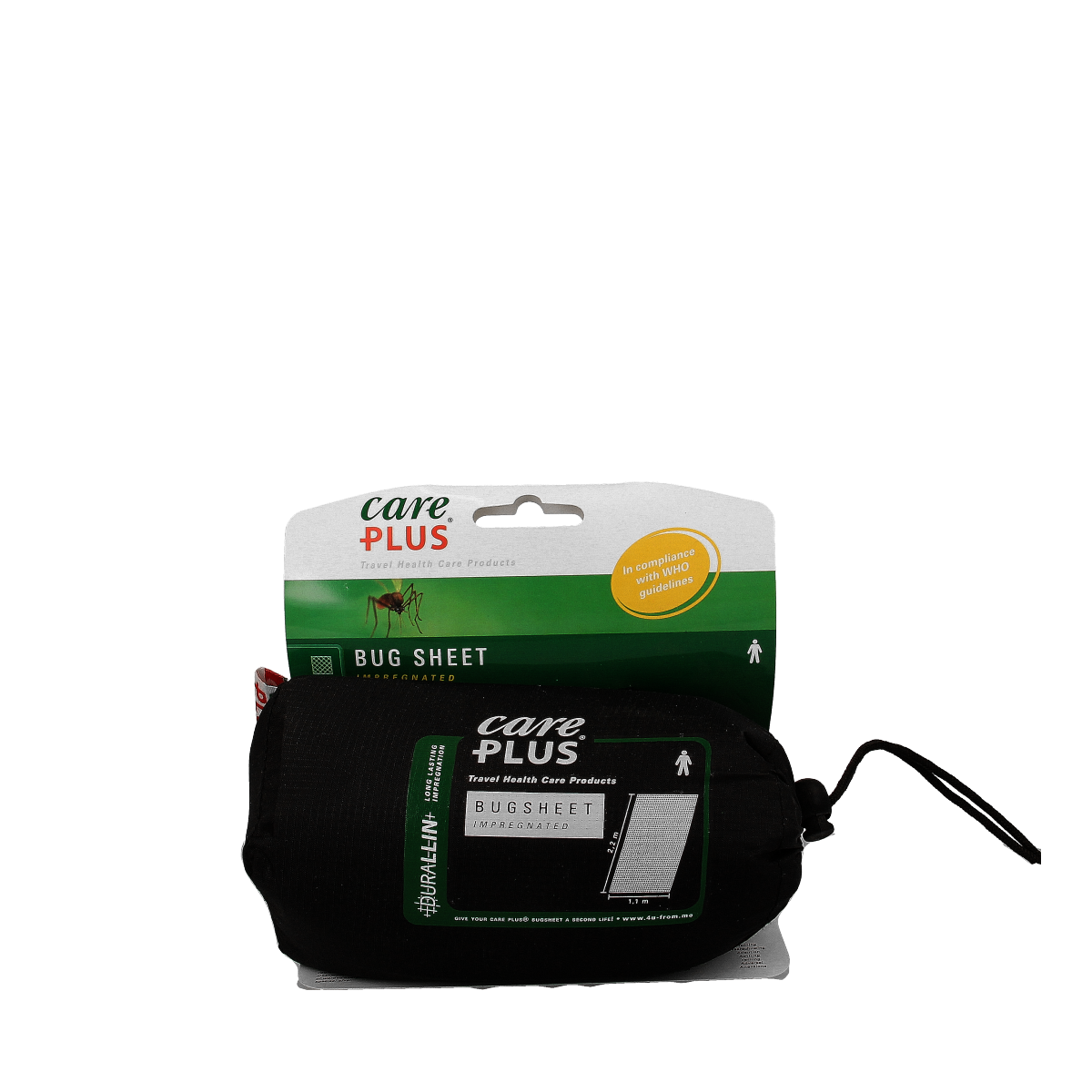 Care Plus Mosquito net light bug sheet durallin 1 persoon 1.00 Stuks