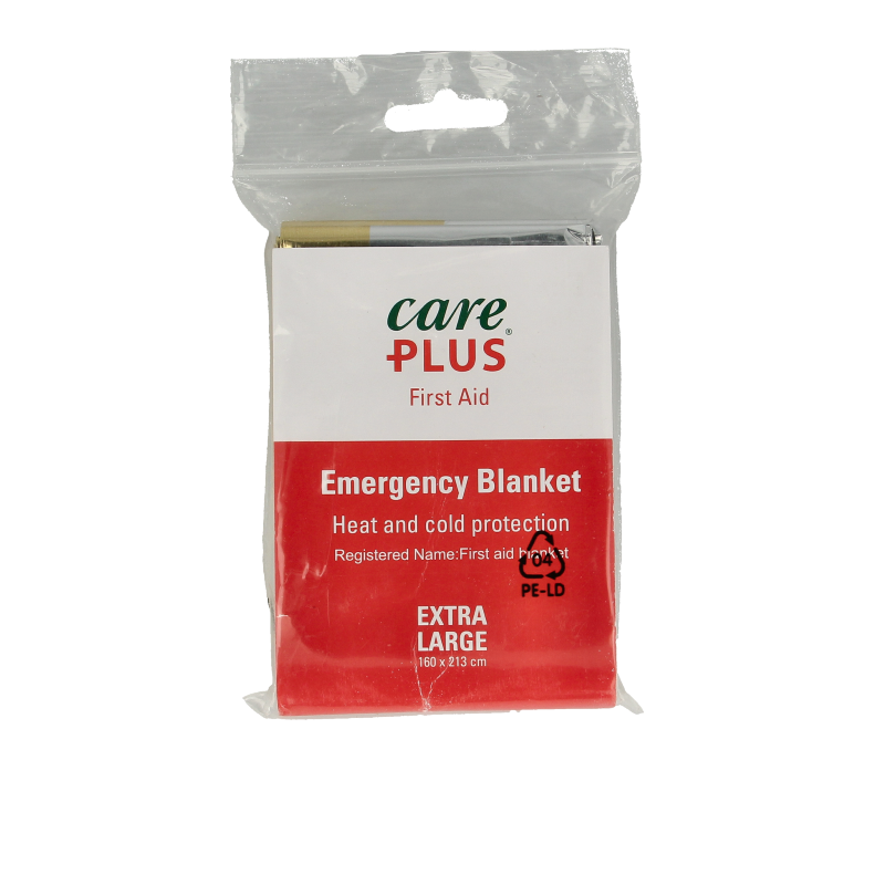 Care Plus Emergency blanket gold/silver 1 Stuks