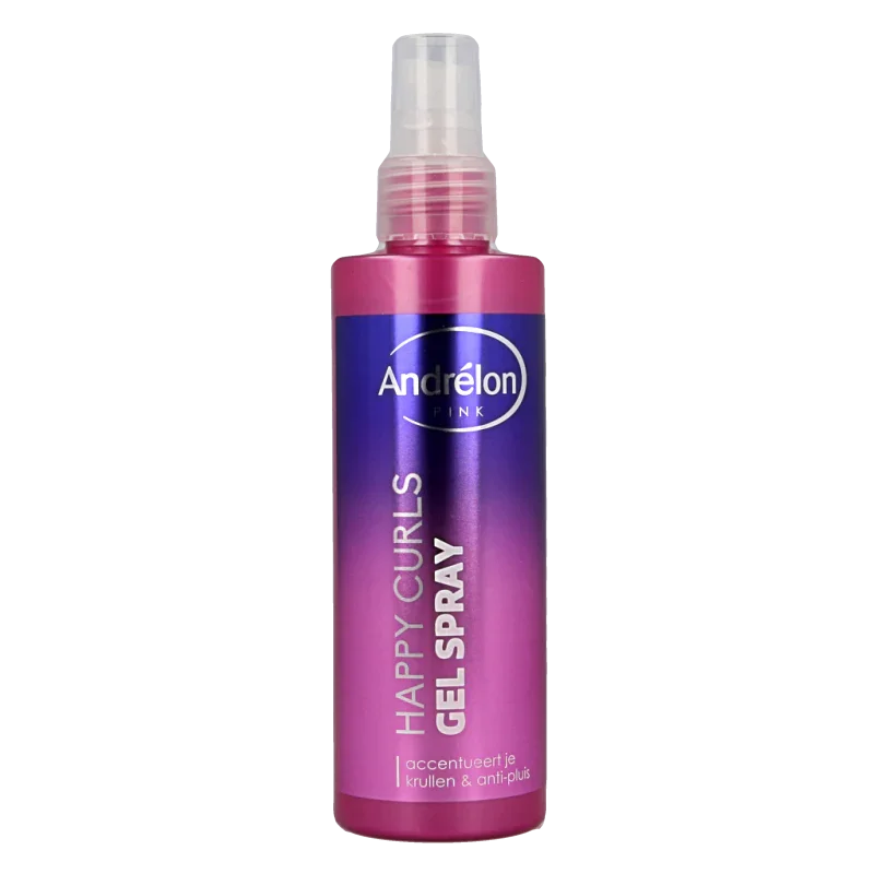Andrelon Pink gelspray happy curls 200 Milliliter