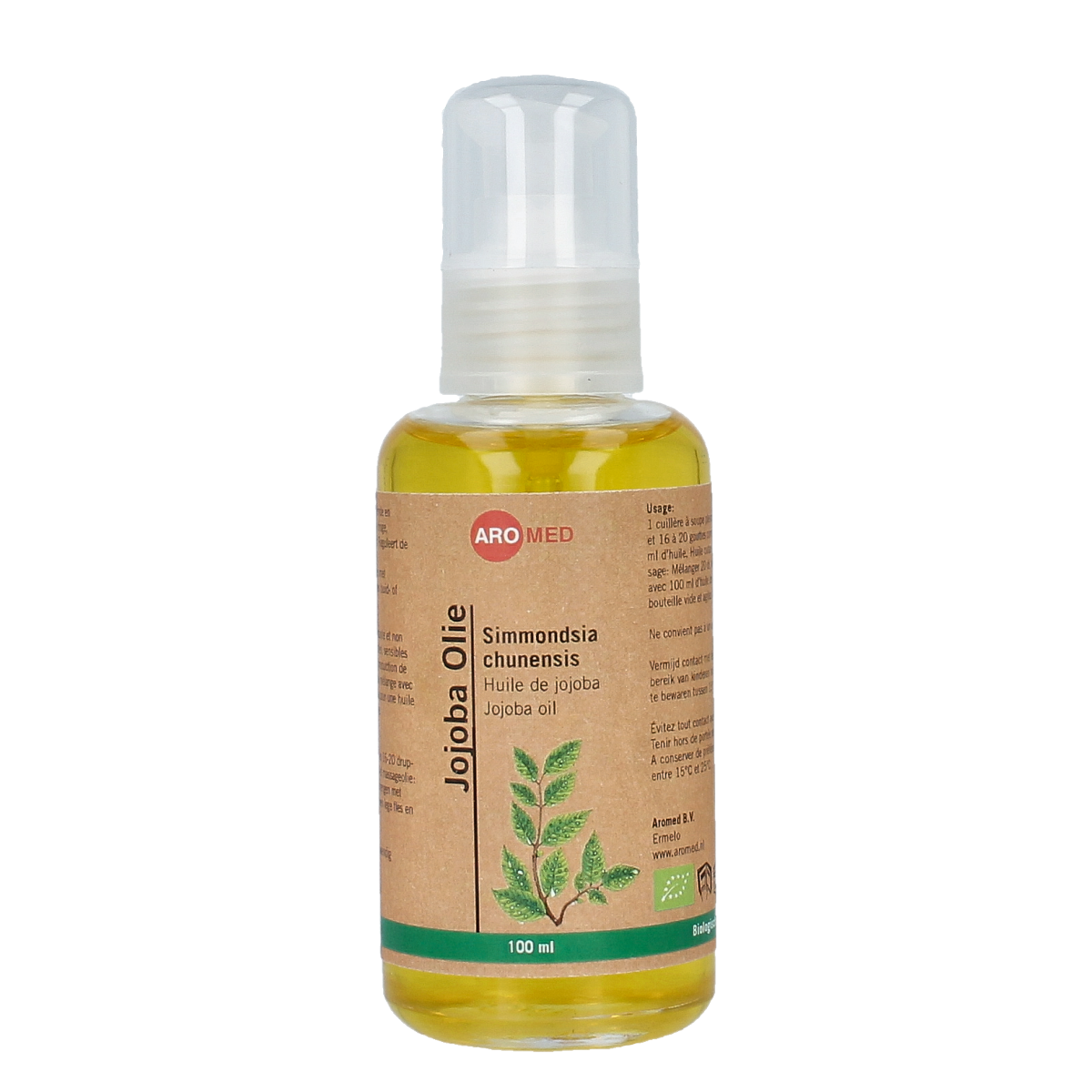 Aromed Jojoba olie bio 100.00 Milliliter