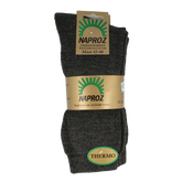 Naproz Thermo sokken grijs maat 43-46 3 Paar