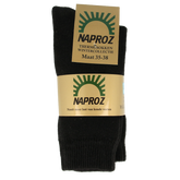 Naproz Thermo sokken zwart maat 35-38 3 Paar