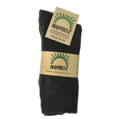 Naproz Thermo sokken zwart maat 43-46 3 Paar