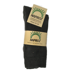 Naproz Thermo sokken zwart maat 43-46 3 Paar