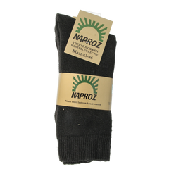 Naproz Thermo sokken zwart maat 43-46 3.00 Paar