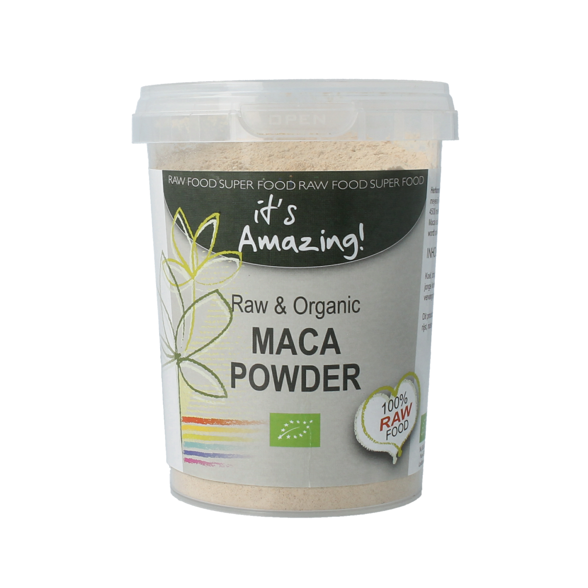 It's Amazing Raw & organic maca poeder bio 300.00 Gram